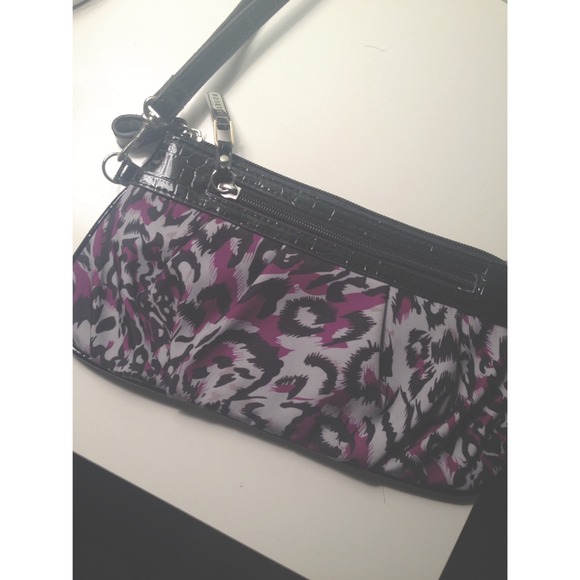 Leopard print handbag