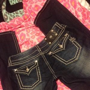 TRADED💜 Women's Miss Me Boot Cut Jeans