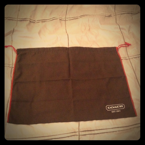 AUTHENTIC Coach brown dustbag - Picture 1 of 3