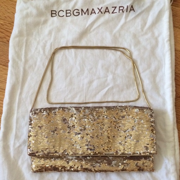 Sequined detachable clutch/ bag