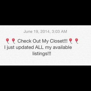 Check out my closet