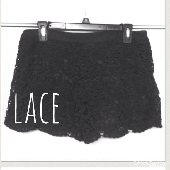 Lace High Waist Shorts