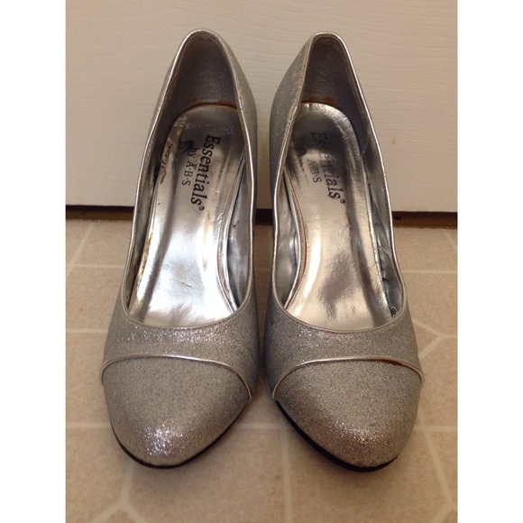 Silver Sparkly Heels - Picture 2 of 4
