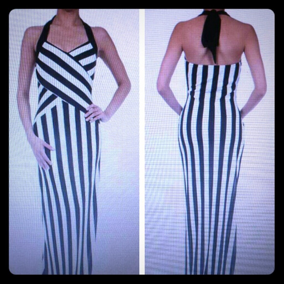 Dresses & Skirts - SOLD Elegant Strip Dress