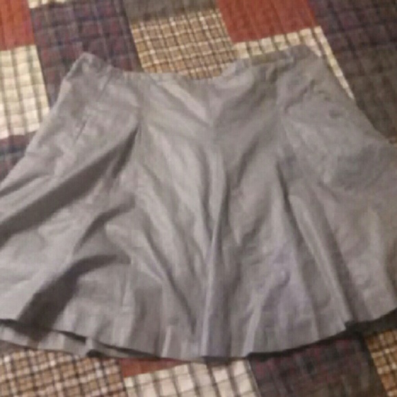 Shimmering silver/gray skirt