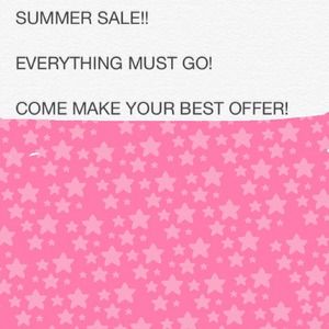 Closet raid! Summer Sale!