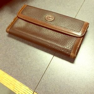 Chocolate brown vintage dooney and bourke