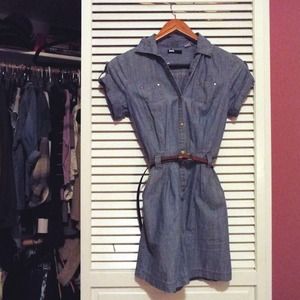 Fitted Denim Dress