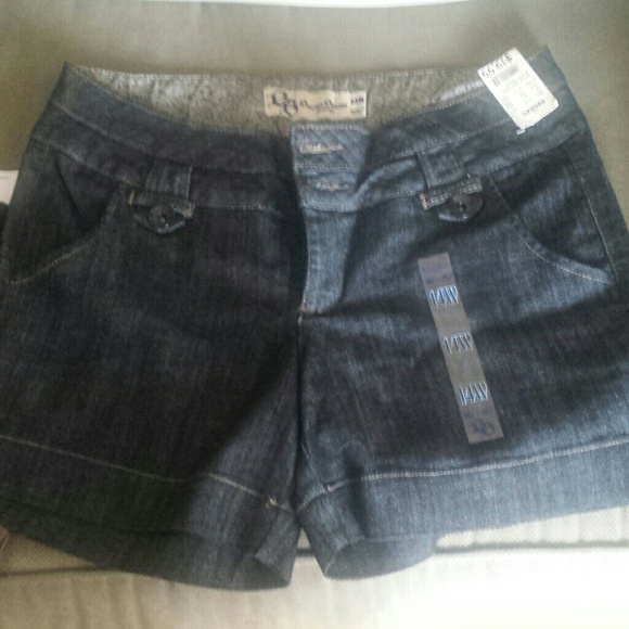 Denim shorts