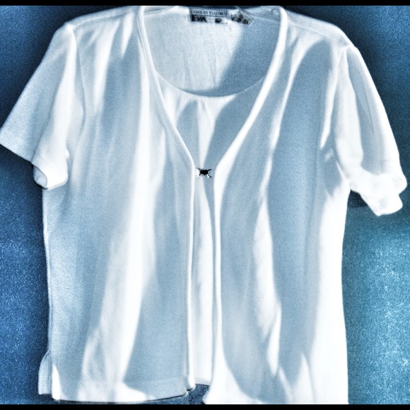 Carolyn Taylor White Blouse