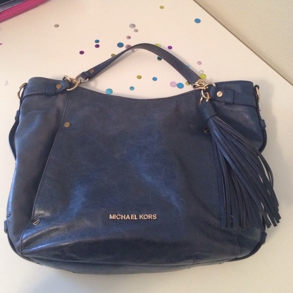 michael kors purse tassel