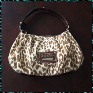 Animal Print Handbag by Guess