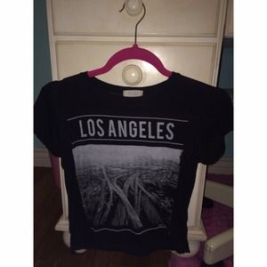 brandy melville los anglelos crop top