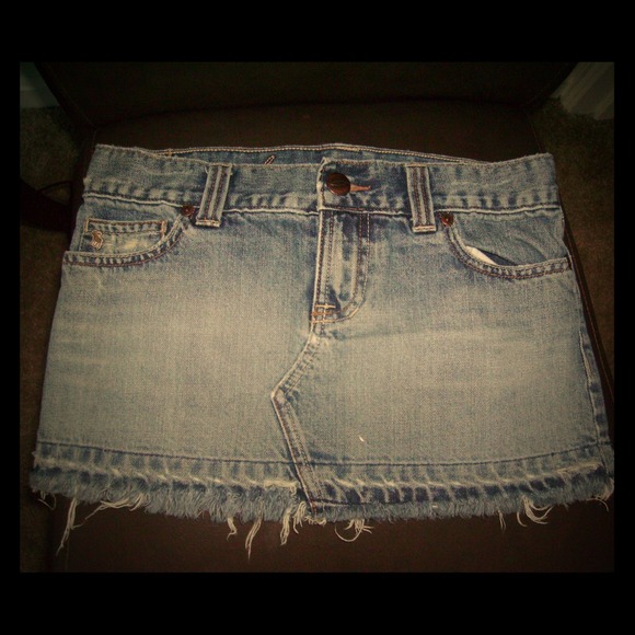 Abercrombie jean skirt