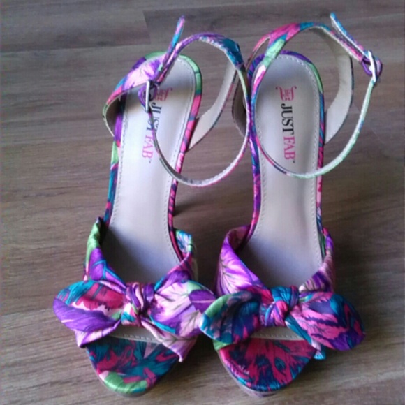 Cute justfab heel sandals - Picture 2 of 4