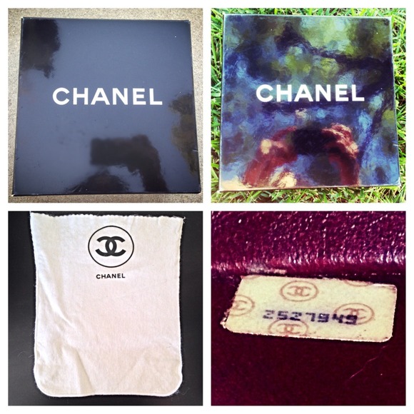 Auth Chanel mini sq lamb vintage GHW. - Picture 3 of 3