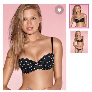 Victoria's Secret Pink Date Night lace push up bra