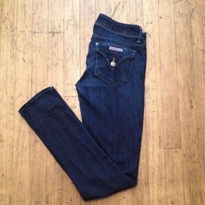Hudson straight skinny jeans