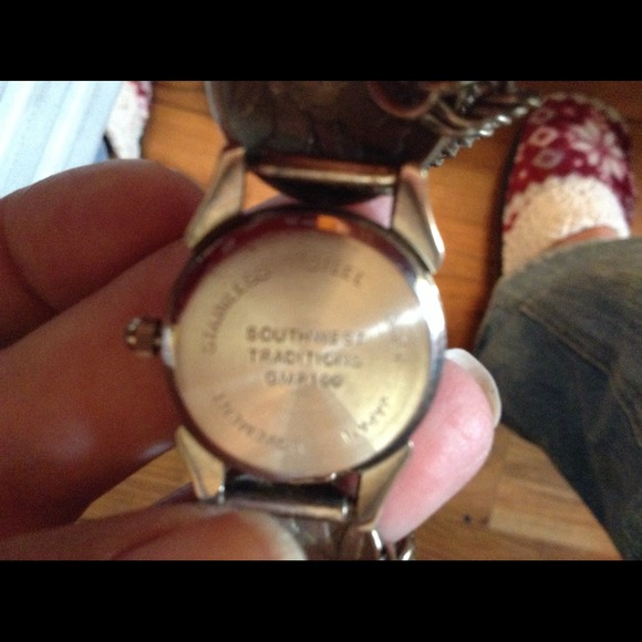 BUFFALO NICKLE WATCH🌹NATIVE AMERICAN💗 - Picture 4 of 4