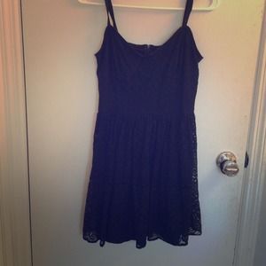 Black lace dress