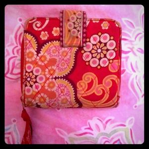 Pink Vera Bradley Small Wallet
