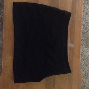 Black express mini skirt.