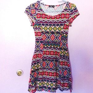 Tribal print dress👌