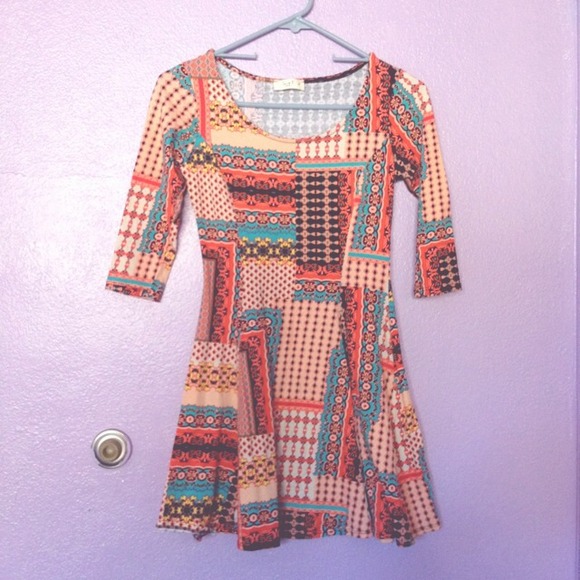 Tribal print dress!!😁