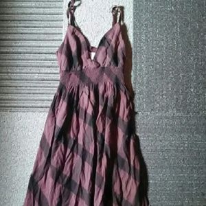 Derek Heart black and chocolate red long dress S