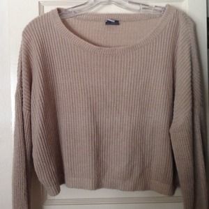 Cream sweater