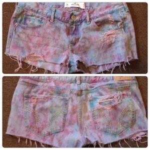 Color splat shorts