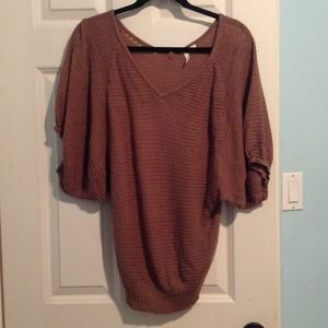 Brown/dark taupe colored sweater