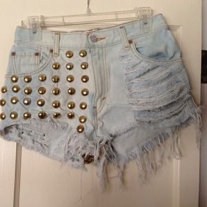 High waisted shorts