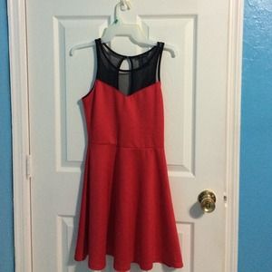 A red dress