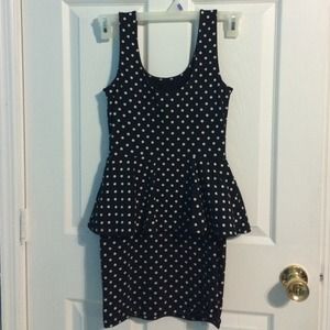 A polkadot dress