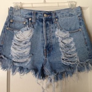 High waisted shorts