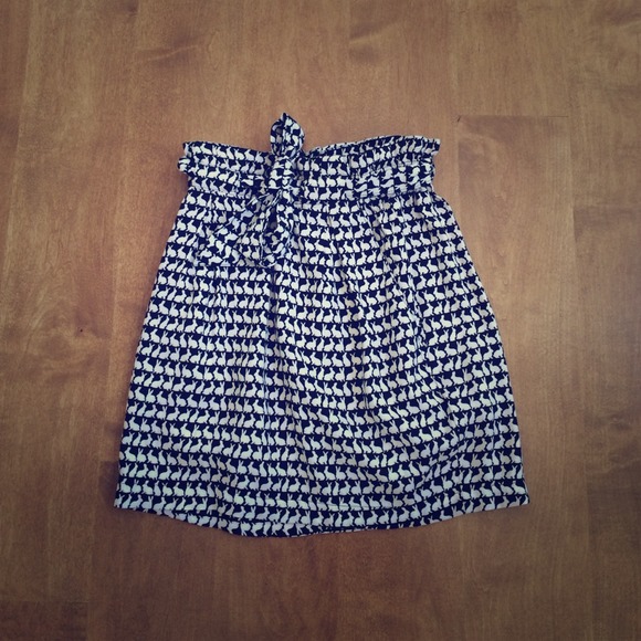 bunny printed skirt