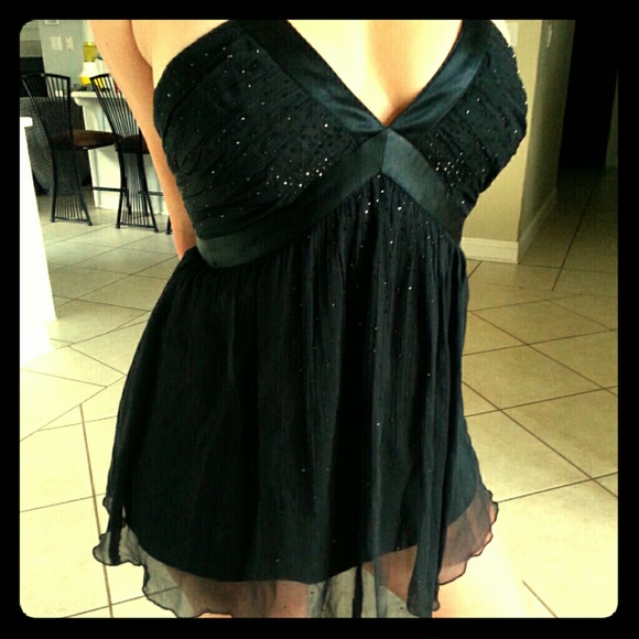 SEXY SPARKLY EXPRESS HALTER TOP