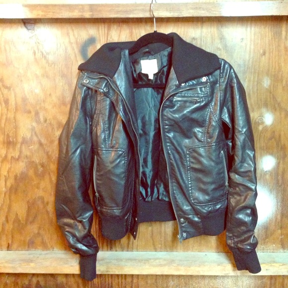 Urban Outfitters Leather Moto Jacket - Picture 1 of 4