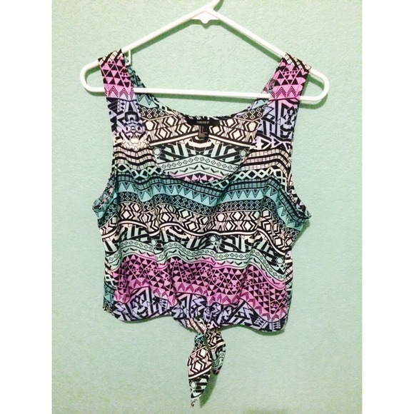 Forever 21 colorful crop top
