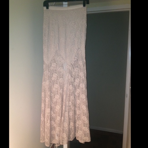 Urban Outfitters lace maxi skirt