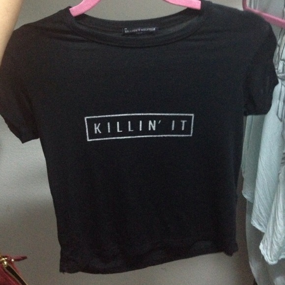 Brandy melville Killin it crop top