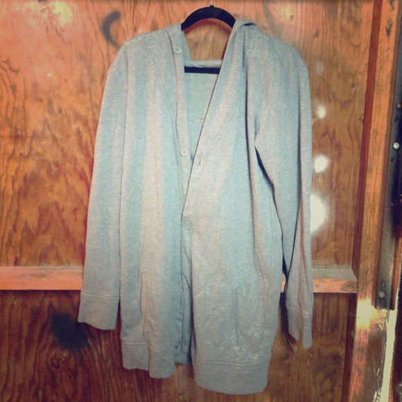 RVCA Hooded Cardigan Sweatshirt - Picture 1 of 4