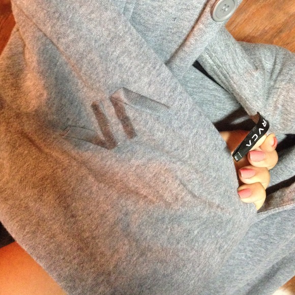 RVCA Hooded Cardigan Sweatshirt - Picture 2 of 4
