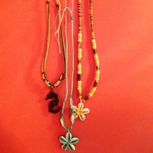 3 beautiful beach necklaces