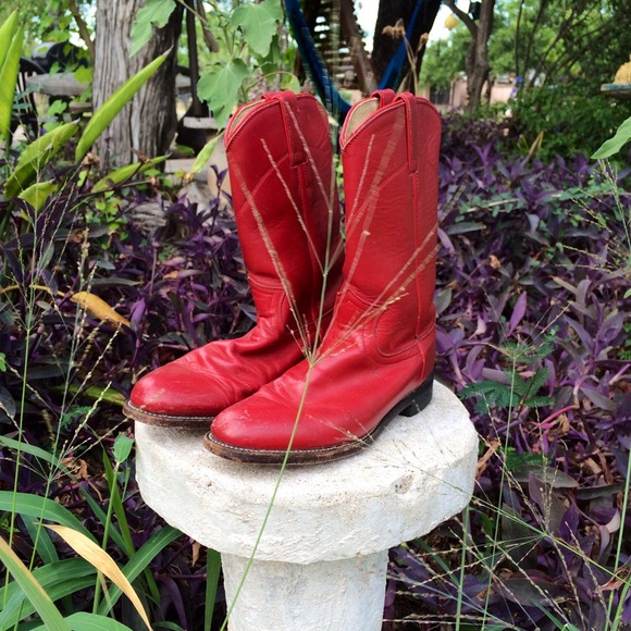 Justin Red Boots