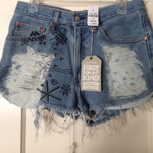 High waisted shorts