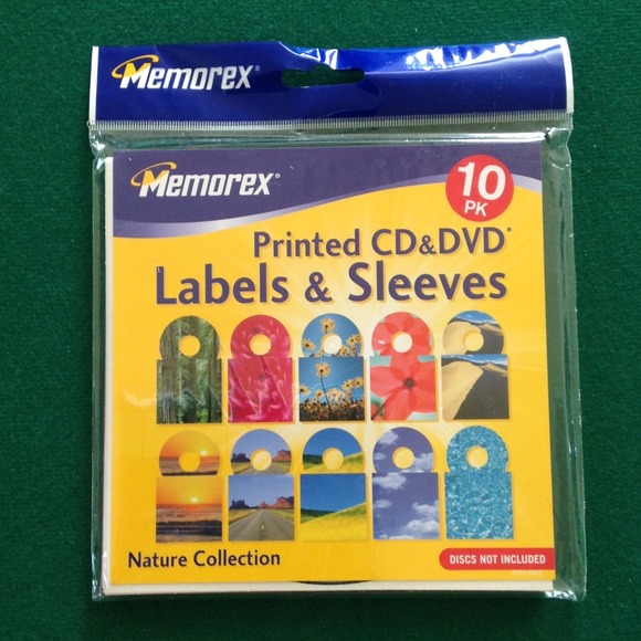 New Printed CD & DVD Labels & Sleeves