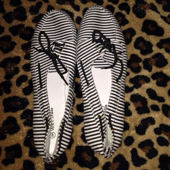 Stripped shoes