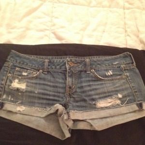 American eagle shortie shorts